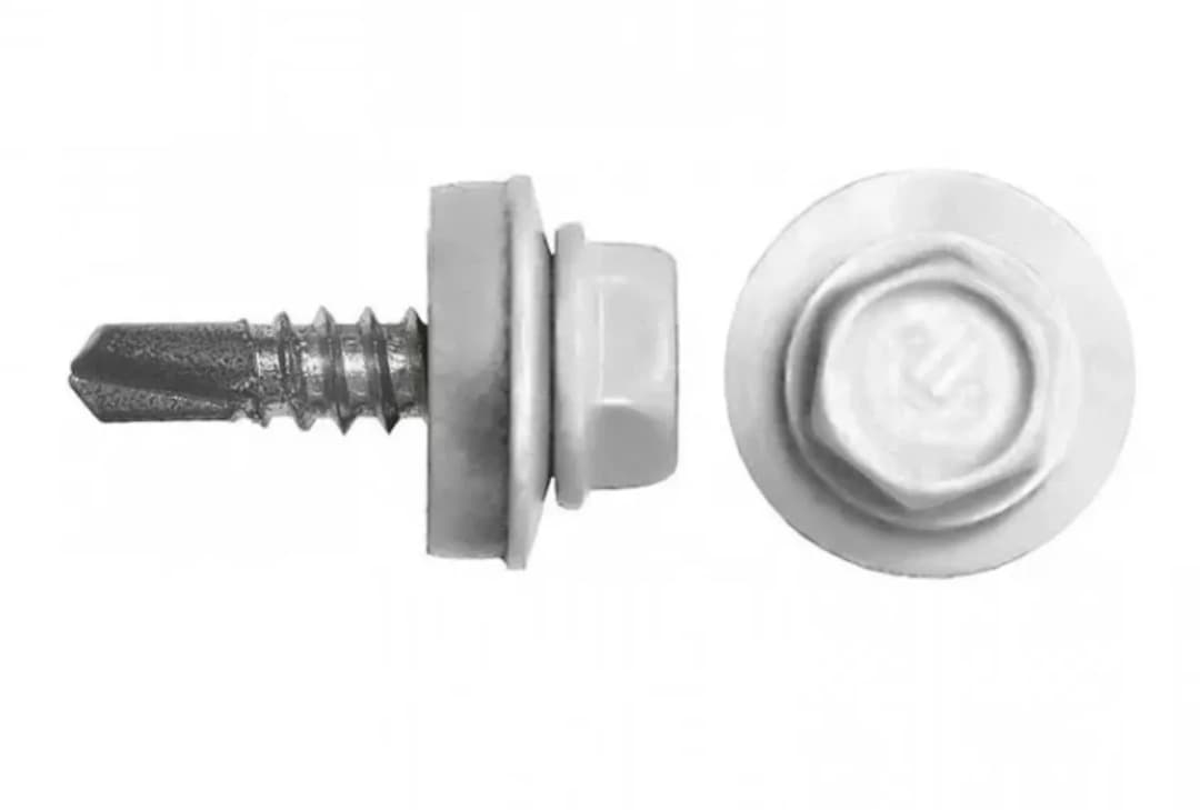 Саморезы 19мм белый 9003